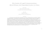 The Limits of Legal Commensuration: Blood Money and ...2 Recent studies have pinpointed commensuration as the key mechanism of valuation (e.g., Espeland and Stevens 1998, Levin and