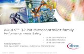AURIX™ 32-bit Microcontroller family€¦ · IFX Microcontroller Chassis/Safety Roadmap future proof roadmap guarantees joint success story Available 2016 2017 2018 2019 2020 beyond