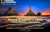 Giving Students a Voice - Lenguas Extranjeras Cep Santander...Critical thinking outside the box Language for critical thinking Critical thinking about language Critical thinking tasks