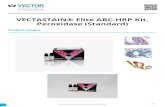 VECTASTAIN® Elite ABC-HRP Kit, Peroxidase (Standard) PDF · The VECTASTAIN Elite ABC system is the most sensitive avidin/biotin-based peroxidase system and is approximately 5 times
