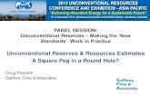 PANEL SESSION: Unconventional Reserves –Making the ‘New ...oilgascbm.net/pdfs/Doug Peacock.pdf · PANEL SESSION: Unconventional Reserves –Making the ‘New Standards’ Work