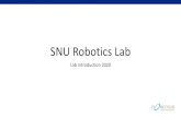 SNU Robotics Lab서울... · 2020. 9. 29. · SNU Robotics Lab Lab Introduction 2020. Members ... 1991-1994 Professor, SNU, 1995-present Adjunct Prof., Interactive Computing Dept.,