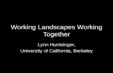 Working Landscapes Working Together€¦ · • Grazing benefits documented by Pyke and Marty, Marty 2005. Conservation of working landscapes requires all three: •Pasture: manage