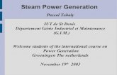 Steam Power Generation - Freeptob.free.fr/enseign/international/hollande/hollandais... · 2015. 1. 1. · The reheat cycle Double stage expansion in double stage turbines Superheat