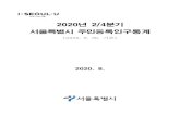 2020년 2/4분기 서울특별시 주민등록인구통계 - Seoul Metropolitan …stat.seoul.go.kr/pdf/registration(2020.2Q).pdf · 2020. 8. 27. · 2020년 2/4분기 서울특별시