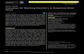 CLINICAL REPORT Evaluation for Bleeding Disorders in ... for Bleeding...hematemesis, hematochezia, or oro-nasal bleeding as presenting symp-toms should be evaluated on a case-by-case