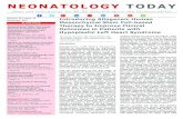 NEONATOLOGY TODAY · myocardial function, severity of tricuspid regurgitation, incidence of serious adverse events, re-hospitalizations, changes in health status, the need for transplantation,