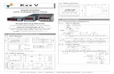Engineering ManualAscon Tecnologic - KxxV - Indicators - ENGINEERING MANUAL -V2.0 PAG. 5 3. TEChNICAL ChARACTERISTICS 3.1echnical Specifications T Case: Plastic, self-extinguishing