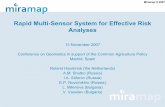 Rapid Multi-Sensor System for Effective Risk Analyses€¦ · The rapid multi-sensor system is an effective, flexible, accurate, cost-efficient, comparable, safe, and valuable addition