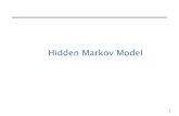 Hidden Markov Modelbinma/cs482/09-HMM.pdf · HMM •Hidden Markov model was first invented in speech recognition. But are widely used in manyotherareasincluding bioinformatics. •An