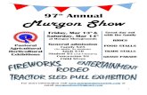 97th Annual Murgon Show...Email: murgonshow@bigpond.com Webpage: 5 Murgon Show Society would like to thank our proud sponsors *Sponsorship as of 29 Feb 2020* MAJOR SPONSORS 6 PLATINUM