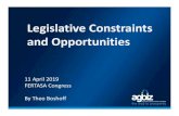 Legislative Constraints and Opportunitiesfertasa.co.za/wp-content/uploads/2019/04/4-Theo... · Fertilizer Bill Assignment of functions • Assignment of some functions can improve