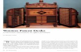 Wooton Patent Desks - Fine Woodworking€¦ · the date of the patent, Wooton, together with John G. Blake and Harmon H. Fulton, filed articles of association for the Wooton Desk