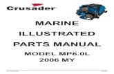 MARINE ILLUSTRATED PARTS MANUAL - Crusader Engines · 11/4/2002  · Crusader Engines are equipped with Velvet Drive or Hurth Transmissions, standard or “V”-drive. If transmission