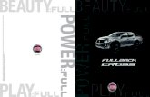 Fullback Cross - Scarica Catalogo | Fiat Professionalfiat-professional.by/assets/brochures/Fullback cross.pdf · sempre il massimo comfort. Fiat FullBack COLORI CARROZZERIA Sali a