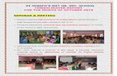 ST.JOSEPH’S MAT HR. SEC. SCHOOL CONSOLIDATED REPORT …sjmhsschool.ac.in/attachments/Consolidated report for October 2015… · November monthly test commenced on 28.10.2015 for