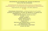 UNIVERSIDAD AUTONOMA DEL ESTADO DE MEXICO FACULTAD … · 2017. 4. 22. · universidad autonoma del estado de mexico facultad de economia estrategias de mercado aplicadas a la industria