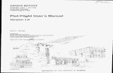 Plot-Flight User’s Manual - UNT Digital Library/67531/metadc619393/...SANDIA REPORT SAND951819 UC-706 Unlimited Release Printed August 1995 Plot-Flight User’s Manual Version 1.0