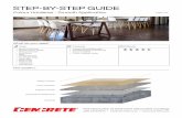 STEP-BY-STEP GUIDE...STEP-BY-STEP GUIDE Colour Hardener - Smooth Application Page 4 of 4 Notes / tips: 1. The addition of the Colour Hardener powder needs to be done while the screed