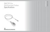 R&S®RT-Zxx Measurement Data Sheet | 04 · Rohde & Schwarz R&S®RT-Zxx Oscilloscope Probes 17 R&S®RT-ZD20/-ZD30 differential probes All parameters are valid for the probe only when