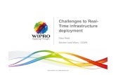Challenges to Real- Time infrastructure deploymentc365920.r20.cf1.rackcdn.com/wipro.pdf3 © 2012 WIPRO LTD | Background – RTDD initiatives • Access to Real-Time Drilling Data (RTDD)