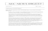 SEC News Digest, May 11, 2001 · Issue 2001-92 May 11 2001 COMMISSION ANNOUNCEMENTS CVf AND SEC PROPOSE JOINT RULES RELATINGTO SECURITY FUTURES ... Reference Branch at 450 Fifth Street