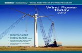 Wind Power Today - NREL · 2013. 9. 30. · WIND AND WATER POWER PROGRAM. 3 WIND POWER TODAY. Anotherecord•R •Year•for•Wind. In 2009, the U.S. wind industry installed 10,010