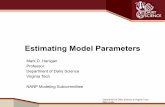 Estimating Model Parameters...– Measurement variance – Outliers – Lack of Range – High leverage points – Data not normally distributed – Inadequate observations – Undefined