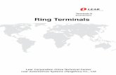 Lear T&C catalog- Ring Terminal · 2018. 3. 13. · LEAR Corporation is one of the leading suppliers of the automotive industry of electric wiring systems, vehicle electronics and