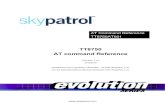 TT8750 AT command Reference - Skypatrolequipment.skypatrol.com/Documentacion Tecnica/TT8750... · 2013. 11. 18. · SkyPatrol TT8750 AT Command Reefrence Page 1 Revsioin 1: 1.4 GENERAL