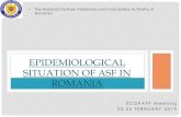 EPIDEMIOLOGICAL SITUATION OF ASF IN ROMANIA...2019/02/25  · ASF IN ROMANIA 2019 N-V Romania 2019 S-E Romania 2019 N-E Romania 2019 S-V Romania 2019 County No. of outbreaks No. of