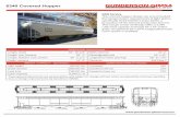 6340 Covered Hopper - Gunderson-Gimsa · the transportation requirements of light grains, speci˜cally Dried Distiller’s Grain (DDG), a by-product of the ethanol production process.