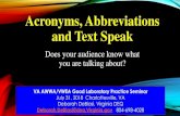 Acronyms, abbreviations and Text Speak€¦ · Do. means “Ditto” COMPUTER ACRONYMS/ABBREVIATIONS ... abbreviation for "What the F---?“ The WTF from America's Dairyland has been