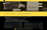 SECTION 5: INSTRUMENTS - Temperature Sensors · • Optional high-accuracy calibration to Minco RTDs for improved accuracy; see next page and page 5-22 for more information. Specifications