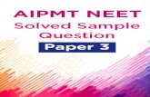 CBSE-PMT (PRE) PAPER – 2010 · 1 CBSE-PMT (Pre)-2010_Paper & Solution CBSE-PMT (PRE) PAPER – 2010 ANSWER & SOLUTION CODE C 1. Which one, of the following statements about all