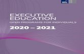 ExEcutivE Education...modul 1 modul 2 modul 3 29 aug – 4 sep 2021 4 – 9 oct 2021 8 – 13 nov 2021 18 days (6 days per module) €18 500 der aufsichtsrat Modules can be booked