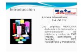 Alsoma International, S.A. DE C.V. Una empresa MEXICANA … · 2016. 1. 11. · Alsoma International, S.A. DE C.V. Una empresa MEXICANA dedicada a la fabricación y comercialización
