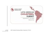 el CIC WHF Cholesterol Roadmap, México ... - Academia El CIC 19 WHF CH… · Lp(a) ≥50 mg/dL. CRP ≥2 mg/L. CCI ≥300 UA. RA, SLE, etc. HIV Without Extra-Risk ASCVD Risk -PCE-≥7.5%