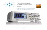 DSO1000A/B Series Portable Oscilloscopes...DSO1002A, DSO1004A, DSO1052B, DSO1072B: 5 nsec/div to 50 sec/div Selectable BW limit 20 MHz Horizontal modes Main (Y-T), XY, delayed zoom