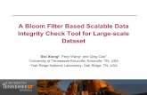 ABloom#Filter#Based#Scalable#Data# IntegrityCheck# Tool# ... · 1 ABloom#Filter#Based#Scalable#Data# IntegrityCheck# Tool#for#Large>scale Dataset Sisi Xiong*, Feiyi Wang+ andQingCao*