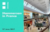 Hammerson in France… · 2017. 6. 29. · 13 Countries 42% non-UK assets Top 3 Market position in all chosen sectors 34% 21% 9% 17% 13% 6% UK shopping centres - £3.4bn France -