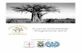 A-Level Scholarship Programme 2015 - Makomborero Site · Head - Makomborero Zimbabwe 0774 816 742 or makomborero.zim@gmail.com Proudly Sponsored by: The 2013 and 2014 Scholarship