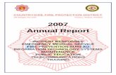 Annual Report Cover 2007 - Countryside Fire · EMS Ambulance 1907 4:25 90.5% 85% < 7 mins. ... 10-19 102 113 20-29 103 106 30-39 105 93 40-49 113 125 60-69 73 83 70-79 91 96 80-89