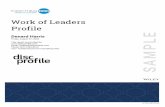 Profile Work of Leaders...Everything DiSC Work of Leaders® provides a simple, compelling process that helps leaders get real results. The The program improves self-awareness in key