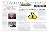 2013 Interim LEGISLATIVE - apps.legislature.ky.gov€¦ · “continuing resolution,”or CR, for the long term is the current hot topic on Capitol Hill (the CR that the federal gov-ernment