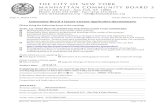Community Board 3 Liquor License Application Questionnaire...be submitted with the questionnaire to the Community Board before the meeting. Revised: February 2014 Page 3 of 4 basic