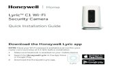 Lyric C1 Wi˜Fi Security Camera - Resideo€¦ · Scan code to connect camera Carrier 8:08 AM 100% NEXT Connect 2.7-7.9 in Connect Looking for Camera Connexion à un appareil mobile