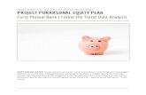 PROJECT PURRRSONAL EQUITY PLAN Furst Mutual Bank | Feline ...€¦ · PROJECT PURRRSONAL EQUITY PLAN Furst Mutual Bank | Feline the Trend Data Analysis N O T E F O R D R . G A T E