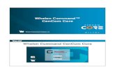Whelen Command™...Whelen Command CenCom Core On the start page the main menu will allow us to open a configuration, view help information and extract a configuration from a system