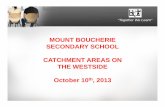 Presentation - Catchment Areas on the Westside - Mount ... · Chief Tomat 214 245 265 12 0 0 Hudson Road 315 245 265 12 3 0 Shannon Lake 509 375 405 17 5 0 Rose Valley 516 306 330